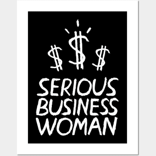 Serious Business Woman Posters and Art